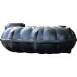 Platte kunststof septic tank - 5.000 liter